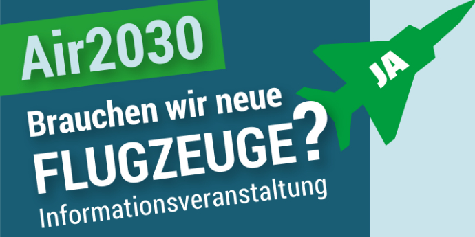 Podiumsdiskussion zur Kampfflugzeugabstimmung