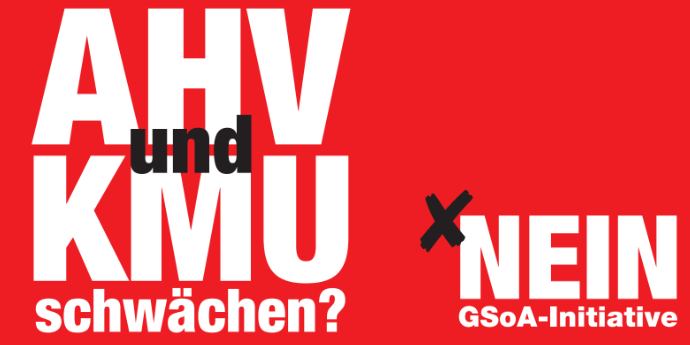 NEIN zur Volksinitiative <<Für ein Verbot der Finanzierung von Kriegsmaterialproduzenten>>